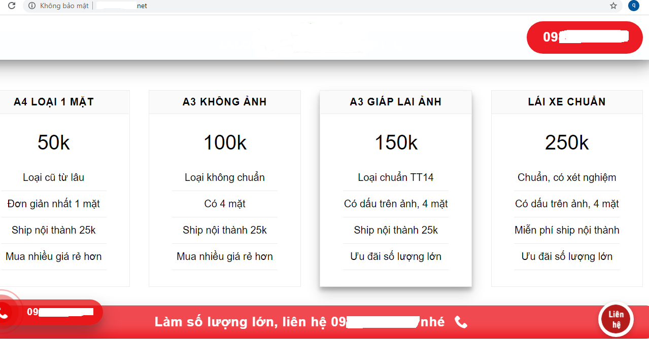 Cảnh giác với các kiểu mời làm giấy tờ giả trên mạng